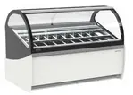 Infrico USA IDC-VAR12H Gelato Case-Curved Glass 3.45 cu. ft. capacity