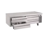 Infrico USA IUC-MSG72 72.63" Drawer Refrigerated Chef Base with Top -