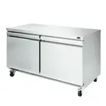 Infrico USA IUC-UC60F 60.38'' Section Undercounter Freezer with and Compressor