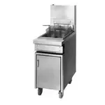 Jade Range JTFF-40-18 15 - 50 lb. Gas Floor Model Full Pot Fryer with Controls -