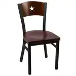 JMC Furniture LIBERTY SERIES CLEAR COAT CHAIR WOOD Chair, Side, Indoor