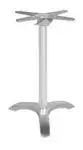JMC Furniture TABLE BASE ALUMINUM-MALTA-3-FOLD Table Base, Metal