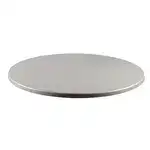 JMC Furniture TOPALIT 36 ROUND BRUSH SILVER Table Top, Solid Surface