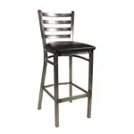 JMC Furniture WHITE HORSE BARSTOOL VINYL White Horse Barstool