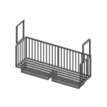John Boos ALMBR-6C Meat Boat Rack
