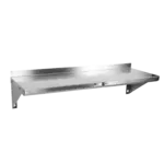 John Boos BHS1672-16/304 NSF 16 Gauge Type 304 Stainless Steel Wall-Mounted Shelf - 72.00"W x 16"D