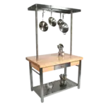 John Boos CUCG20C-PRG48 Work Table, Wood Top