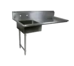 John Boos EDTS8-S30-50UCL Undercounter Dishtable