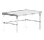 John Boos GS6-2430GBK Equipment Stand