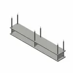 John Boos OSH26FK-24108-CM Ceiling Mount Overshelf