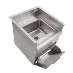 John Boos PB-DISINK091106-TD-X Pro-Bowl Type 300 Stainless Steel 11-1/2" x 9-1/4" x 6" 1 Compartment Drop-In Sink / Faucet Not Included