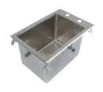 John Boos PB-DISINK101410 Pro-Bowl Type 300 Stainless Steel 10" x 14" x 10" 1 Compartment Drop-In Sink / Faucet Not Included