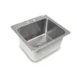 John Boos PB-DISINK201612 Pro-Bowl Type 300 Stainless Steel 20" x 16" x 12" 1 Compartment Drop-In Sink / Faucet Not Included