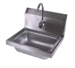 John Boos PBHS-W-1410-EE Pro-Bowl Hand Sink