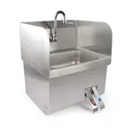 John Boos PBHS-W-1410-KV2APN-SS Pro-Bowl Hand Sink  wall mount with apron