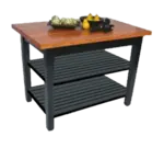 John Boos RN-C4830-2S Rouge et Noir Le Classique Table