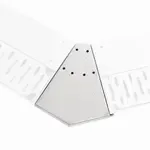 John Boos UBDR-45-OC-X Bar drink rail 90° outside corner filler