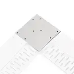 John Boos UBDR-90-IC-X Bar drink rail 90° inside corner filler