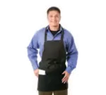 John Ritzenthaler Company 602PS-BK Chef Revival® Bib Apron