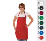 John Ritzenthaler Company 612BAFH-WH Chef Revival® Bib Apron