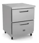Kelvinator Commercial
KCHUC27.2DR-32
 27.75'' 
 Section
Undercounter Refrigerator with





and Compressor