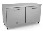 Kelvinator Commercial
KCHUC60R-32
 61.22'' 
 Section
Undercounter Refrigerator with





and Compressor
