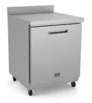Kelvinator Commercial KCHUCWT27F 27.81'' 1 Section Undercounter Freezer with 1 Right Hinged Solid Door and Side / Rear Breathing Compressor