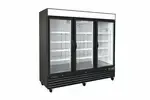 Kool-It KGF-72 DV 81'' Section Glass Door Merchandiser Freezer