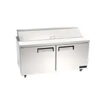 Kool-It KIN60SP-HC 60.20'' Refrigerated Sandwich / Salad Prep Table with