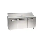 Kool-It KIN72SP-HC 70.40'' Refrigerated Sandwich / Salad Prep Table with