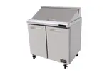 Kool-It - Signature KSTM-36-2 Mega Top Refrigerated Sandwich / Salad Prep Table