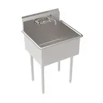 Krowne Metal
BS-2421
Commercial Sink,
(1) One Compartment,

 Construction
with 
and 
- 400" W