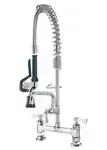Krowne Metal 18-608L Krowne Royal Series Space Saver Pre-Rinse Assembly with Add-On Faucet with 8" Spout