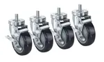 Krowne Metal 28-144S Krowne Threaded Stem Caster