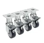 Krowne Metal 28-160S Krowne Adjustable Height Plate Caster