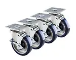 Krowne Metal 30-107S Krowne Economy Series 4" x 4" Plate Caster