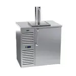 Krowne Metal DB36 1 Tap 1/2 Barrel Draft Beer Cooler - Stainless Steel, 1 Keg Capacity, 115 Volts