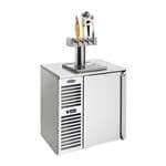 Krowne Metal DB36 1 Tap 1/2 Barrel Draft Beer Cooler - Stainless Steel, 1 Keg Capacity, 115 Volts