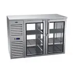 Krowne Metal KPT52L Pass-Thru Refrigerated Back Bar Cabinet  two-section