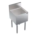 Krowne Metal KR19-18-7 Royal Series Underbar Ice Bin/Cocktail Unit, Stainless Steel with 50 lbs. Ice Capacity 7-Circuit Cold Plate - 18.00"W x 19.00"D