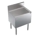 Krowne Metal KR19-24-10 Royal Series Underbar Ice Bin/Cocktail Unit, Stainless Steel with 80 lbs. Ice Capacity Bottle Wells 10-Circuit Cold Plate - 24.00"W x 19.00"D