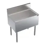 Krowne Metal KR19-30 Royal Series Underbar Ice Bin/Cocktail Unit, Stainless Steel with 97 lbs. Ice Capacity Bottle Wells - 30.00"W x 19.00"D