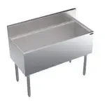 Krowne Metal KR19-42 Royal Series Underbar Ice Bin/Cocktail Unit, Stainless Steel with 135 lbs. Ice Capacity Bottle Wells - 42.00"W x 19.00"D