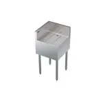 Krowne Metal KR19-C18L Underbar Drainboard, Freestanding with 6-1/2"H Backsplash - 18"W x 19"D