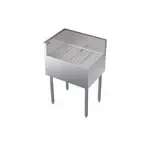 Krowne Metal KR19-C24L Underbar Drainboard, Freestanding with 6-1/2"H Backsplash - 24"W x 19"D