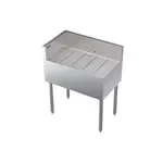 Krowne Metal KR19-C30L Underbar Drainboard, Freestanding with 6-1/2"H Backsplash - 30"W x 19"D