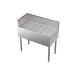 Krowne Metal KR19-C36L Underbar Drainboard, Freestanding with 6-1/2"H Backsplash - 36"W x 19"D