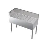 Krowne Metal KR19-C42L Underbar Drainboard, Freestanding with 6-1/2"H Backsplash - 42"W x 19"D