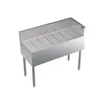 Krowne Metal KR19-C42R Underbar Drainboard, Freestanding with 6-1/2"H Backsplash - 42"W x 19"D