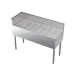 Krowne Metal KR19-C48L Underbar Drainboard, Freestanding with 6-1/2"H Backsplash - 48"W x 19"D